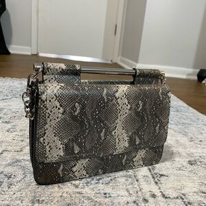 Faux snake skin purse - never used
